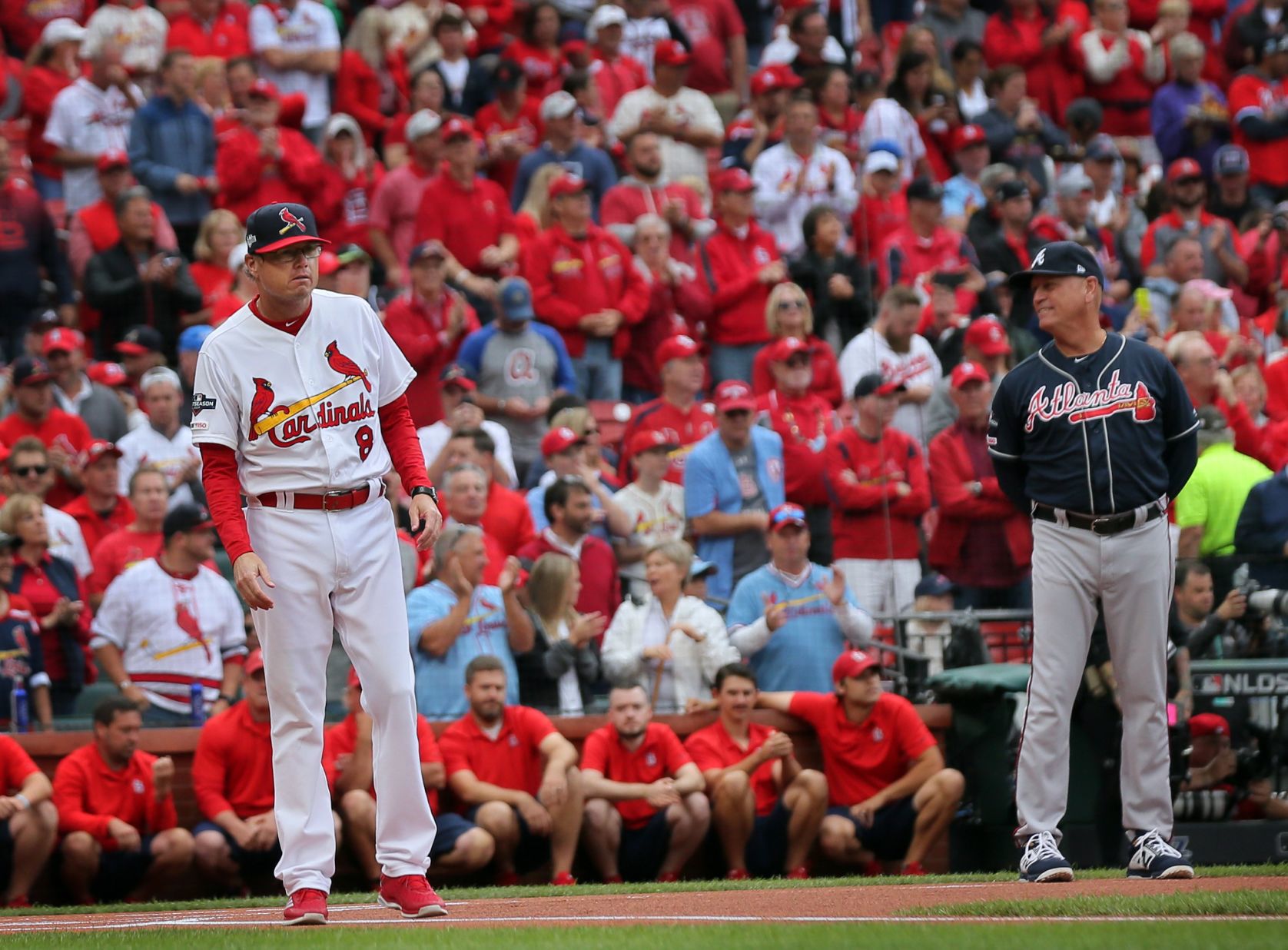 Atlanta Braves vs St. Louis Cardinals, Game 3 NLDS in St. Louis